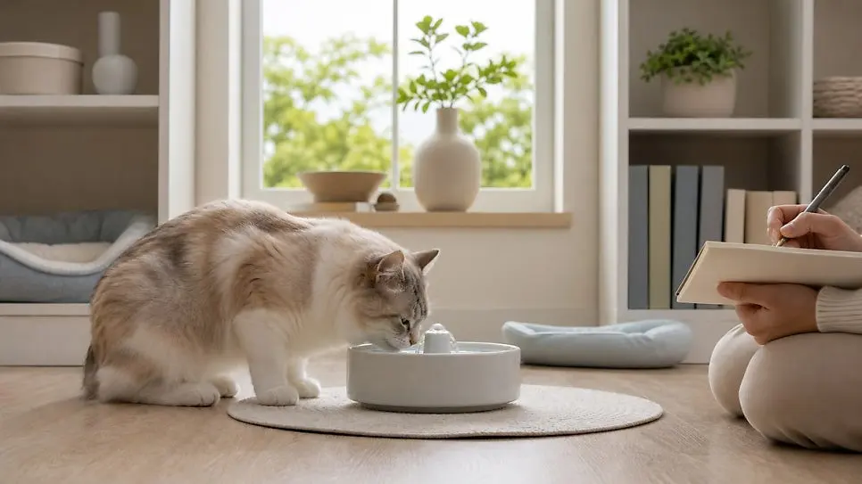 고양이 신부전 초기 증상, 물·소변·체중 변화로 확인하는 법 (썬동물병원)