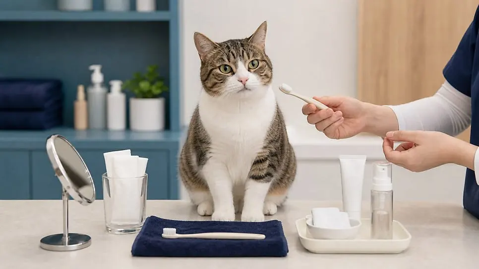 고양이 치아흡수성병변 증상, 사료 흘림부터 치과검사까지 (수원 썬동물병원)